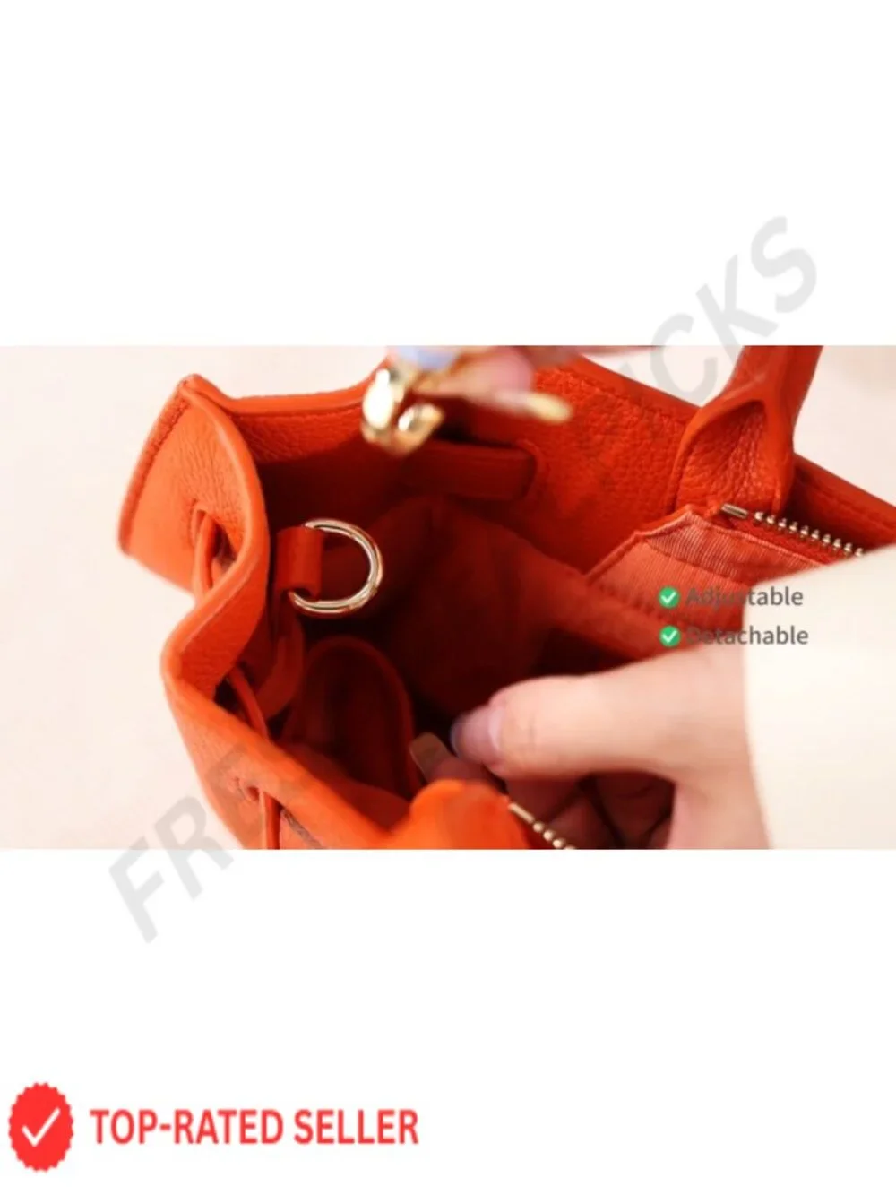 Vegan PU Leather Tote Bag with Padded Laptop Compartment Shoulder Handbag